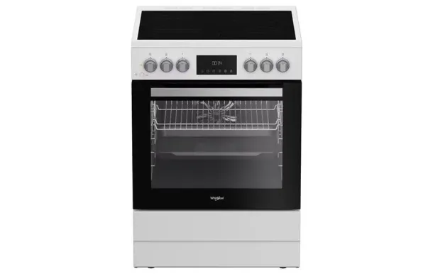 WHIRLPOOL Cuisinière vitrocéra W6V8LCSW